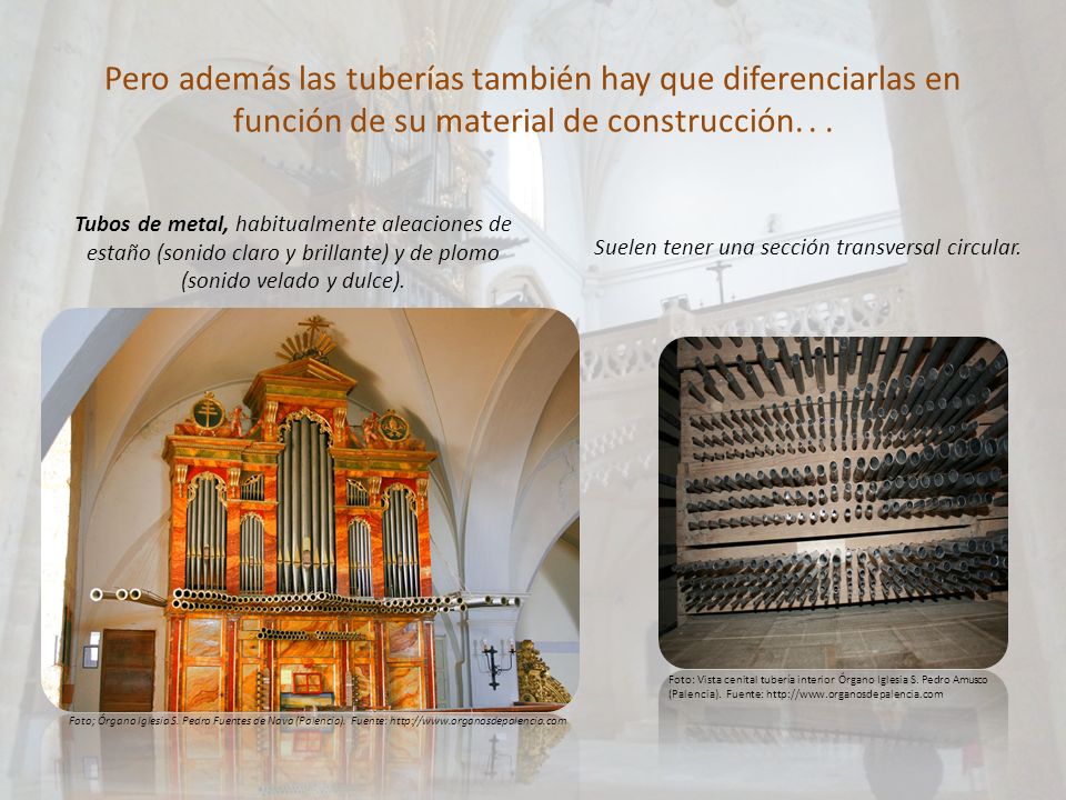 Pero además las tuberías también hay que diferenciarlas en función de su material de construcción. . .