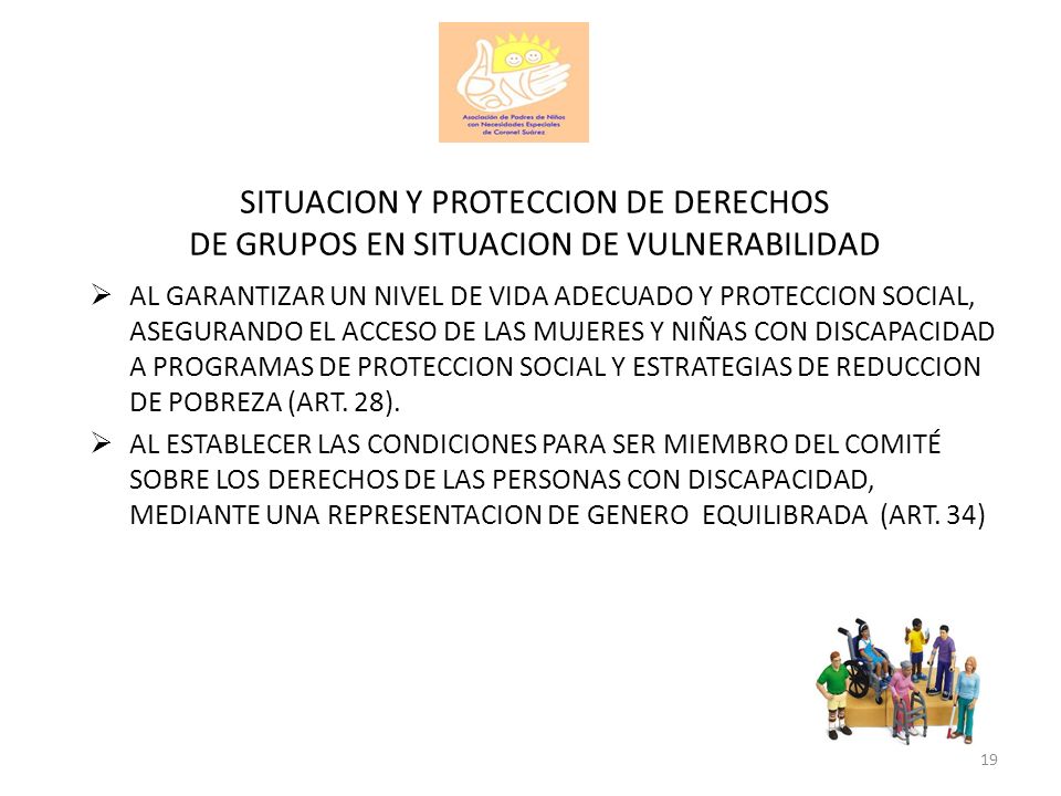SITUACION Y PROTECCION DE DERECHOS DE GRUPOS EN SITUACION DE VULNERABILIDAD