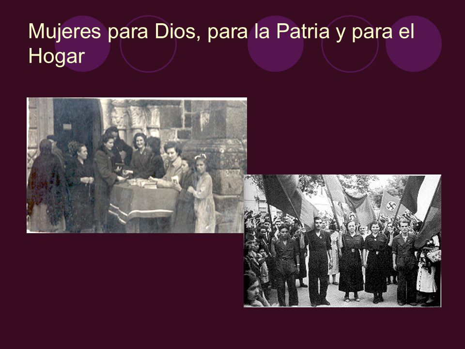 Mujeres para Dios, para la Patria y para el Hogar