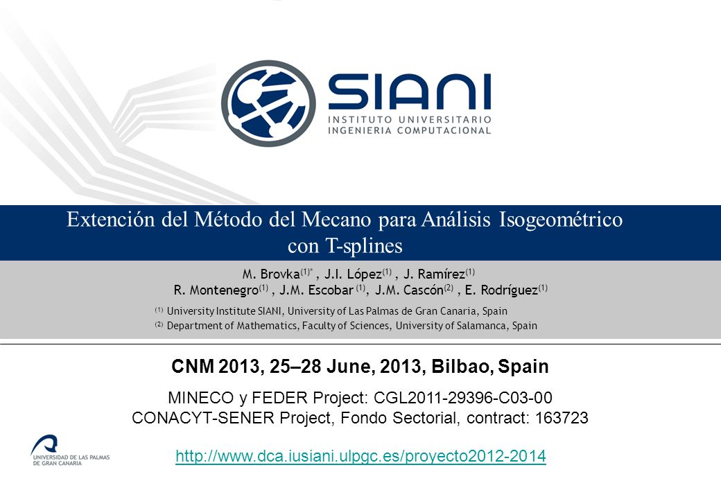 Extención del Método del Mecano para Análisis Isogeométrico con T-splines