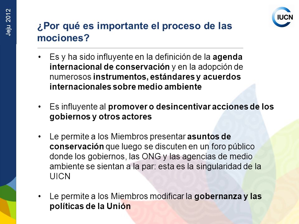 ¿Por qué es importante el proceso de las mociones