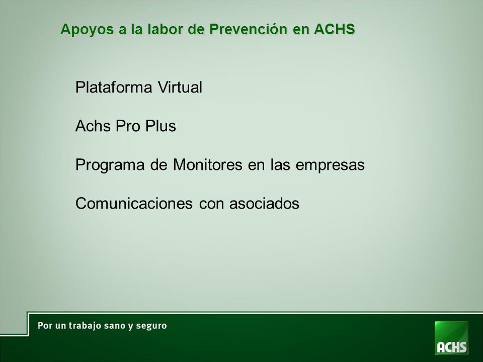 Programa de Monitores en las empresas Comunicaciones con asociados
