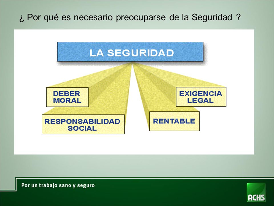 ¿ Por qué es necesario preocuparse de la Seguridad