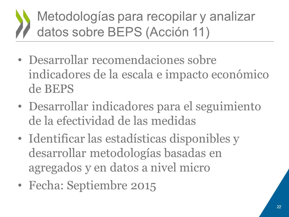 Metodologías para recopilar y analizar datos sobre BEPS (Acción 11)