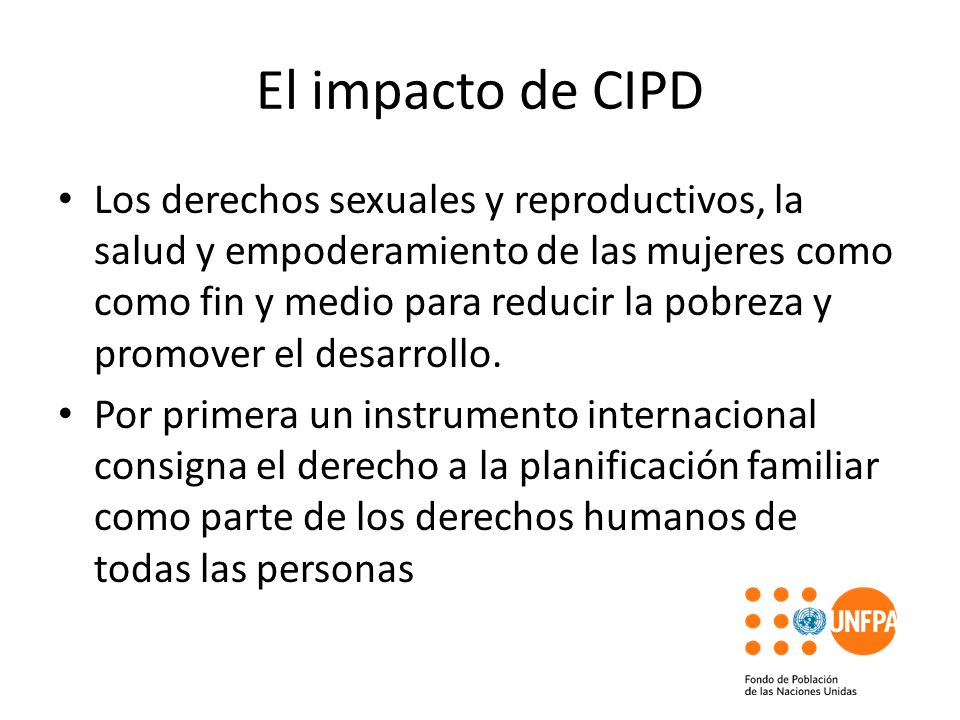 El impacto de CIPD