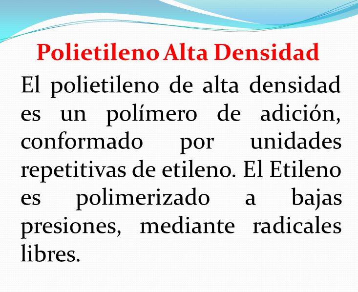 Polietileno Alta Densidad