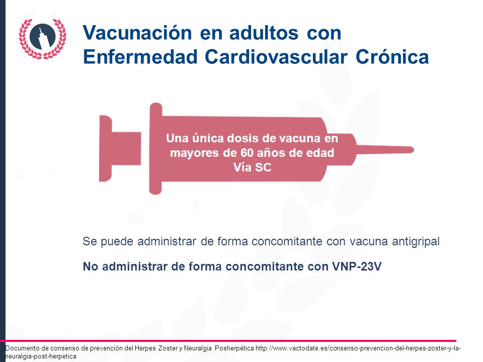 Una única dosis de vacuna en mayores de 60 años de edad