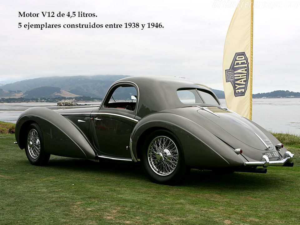 Motor V12 de 4,5 litros. 5 ejemplares construidos entre 1938 y 1946.
