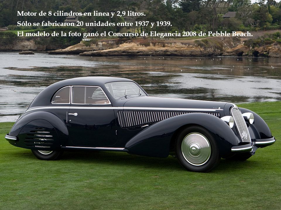 Motor de 8 cilindros en linea y 2,9 litros.