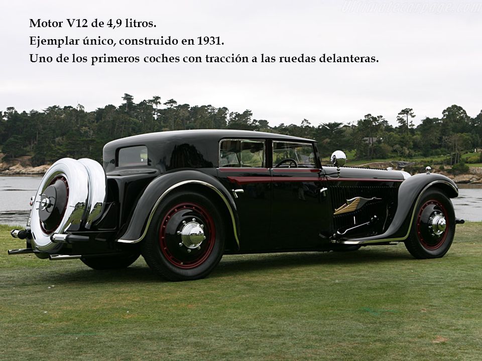 Motor V12 de 4,9 litros. Ejemplar único, construido en