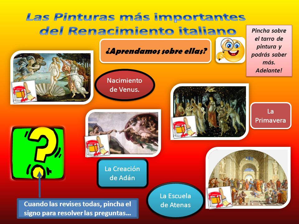 Las Pinturas más importantes del Renacimiento italiano