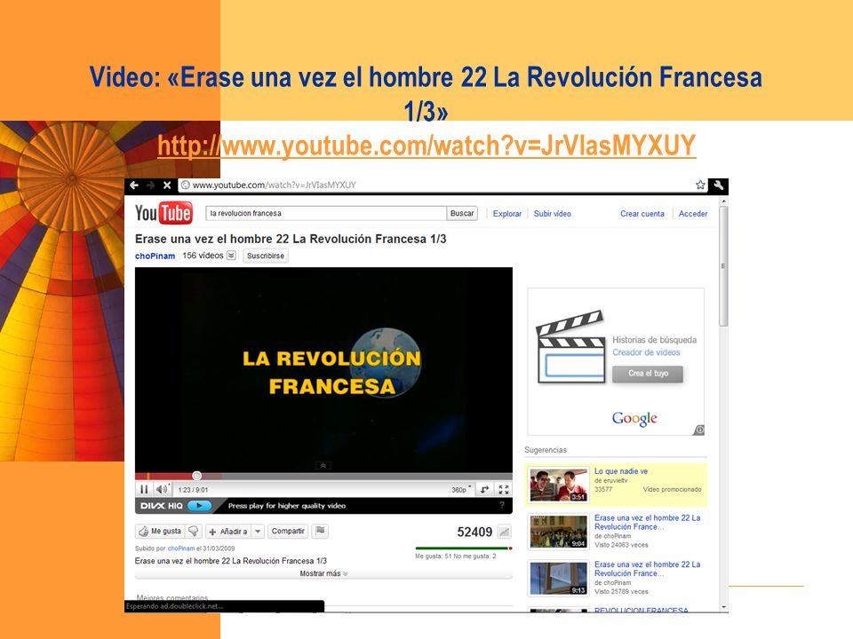 Video: «Erase una vez el hombre 22 La Revolución Francesa 1/3»   v=JrVIasMYXUY