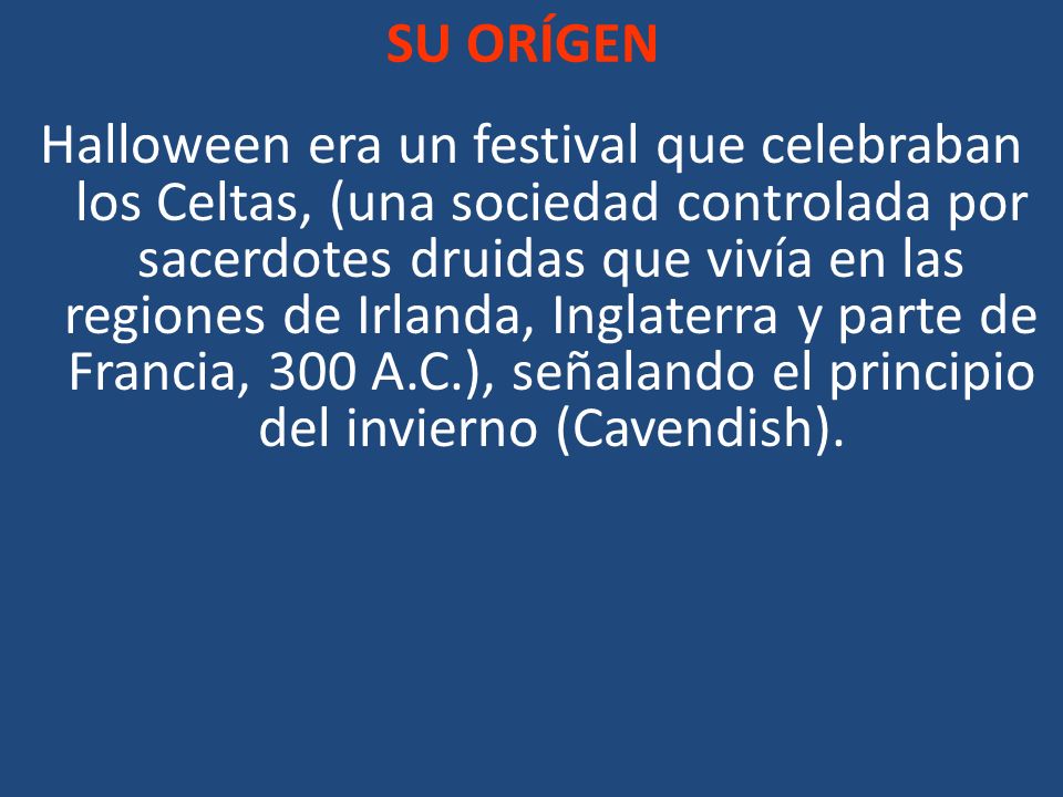 SU ORÍGEN