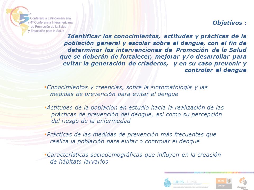 Objetivos :