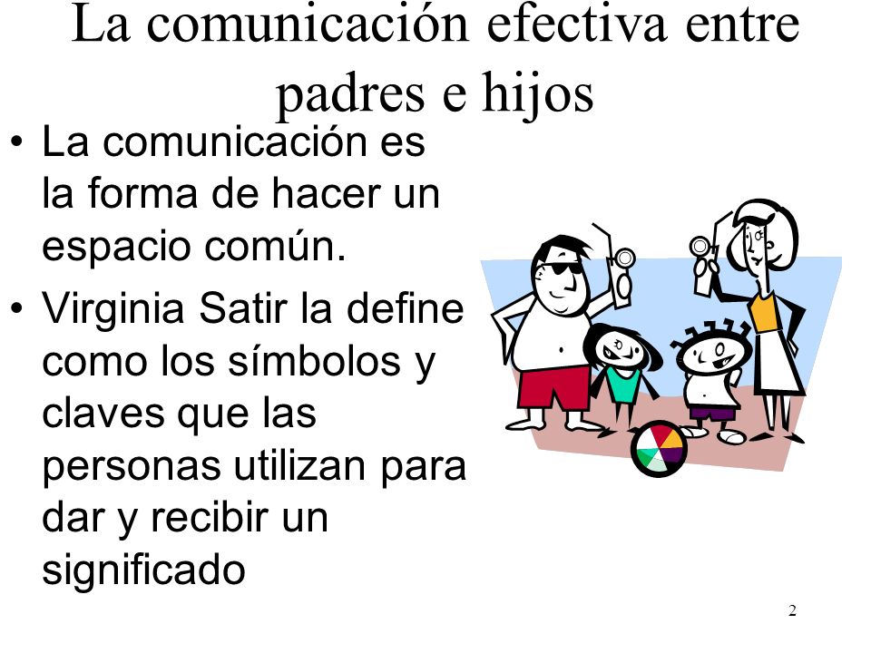 La comunicación efectiva entre padres e hijos