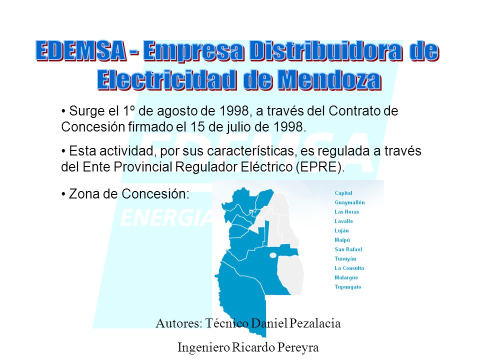 EDEMSA - Empresa Distribuidora de Electricidad de Mendoza