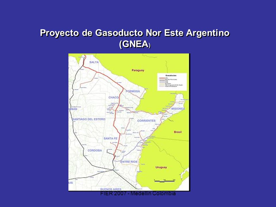 Proyecto de Gasoducto Nor Este Argentino (GNEA)