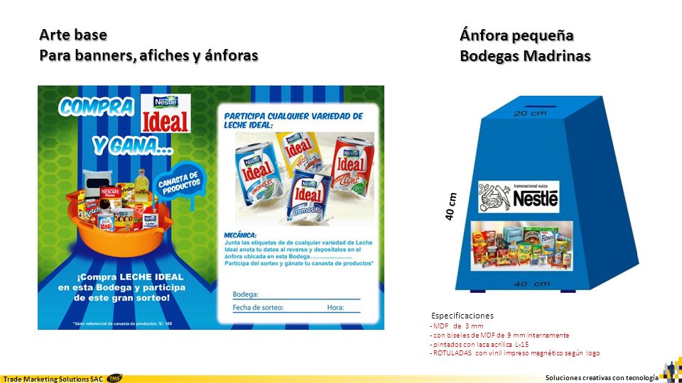 Para banners, afiches y ánforas Ánfora pequeña Bodegas Madrinas