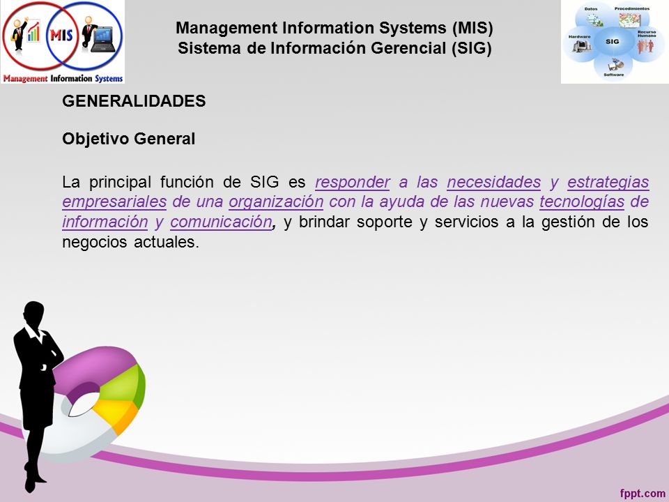Management Information Systems (MIS) Sistema de Información Gerencial (SIG)