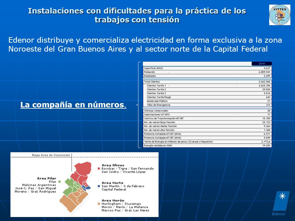 Instalaciones con dificultades para la práctica de los trabajos con tensión