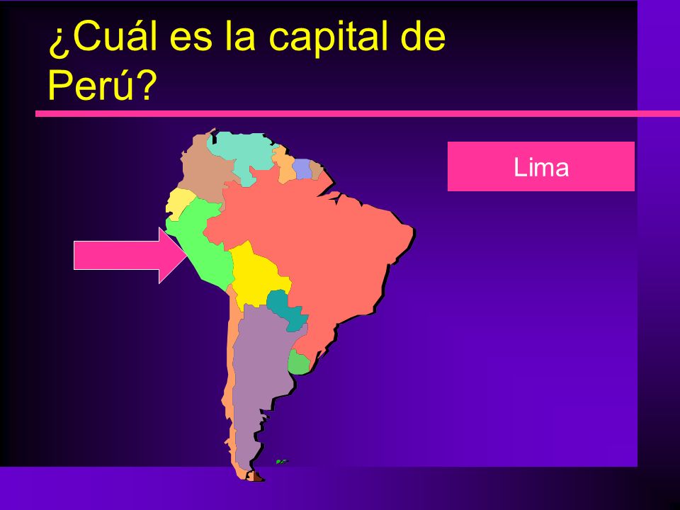 ¿Cuál es la capital de Perú