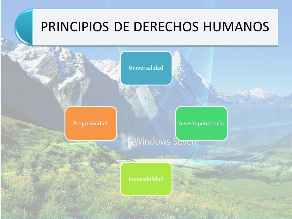 PRINCIPIOS DE DERECHOS HUMANOS