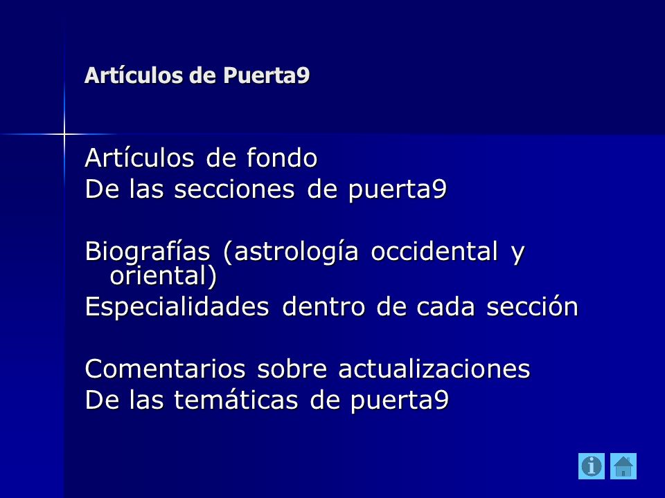De las secciones de puerta9