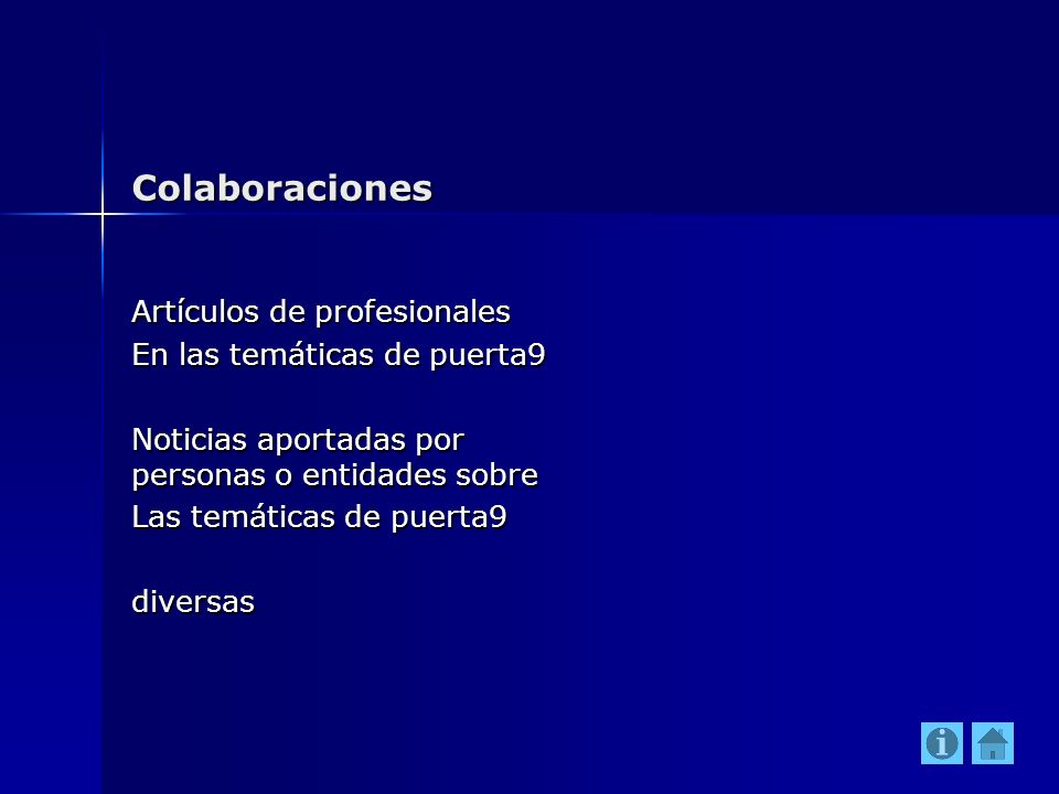 Colaboraciones Artículos de profesionales En las temáticas de puerta9