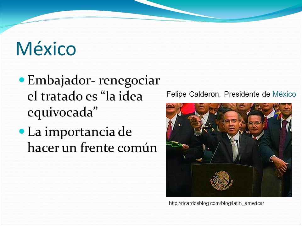 México Embajador- renegociar el tratado es la idea equivocada