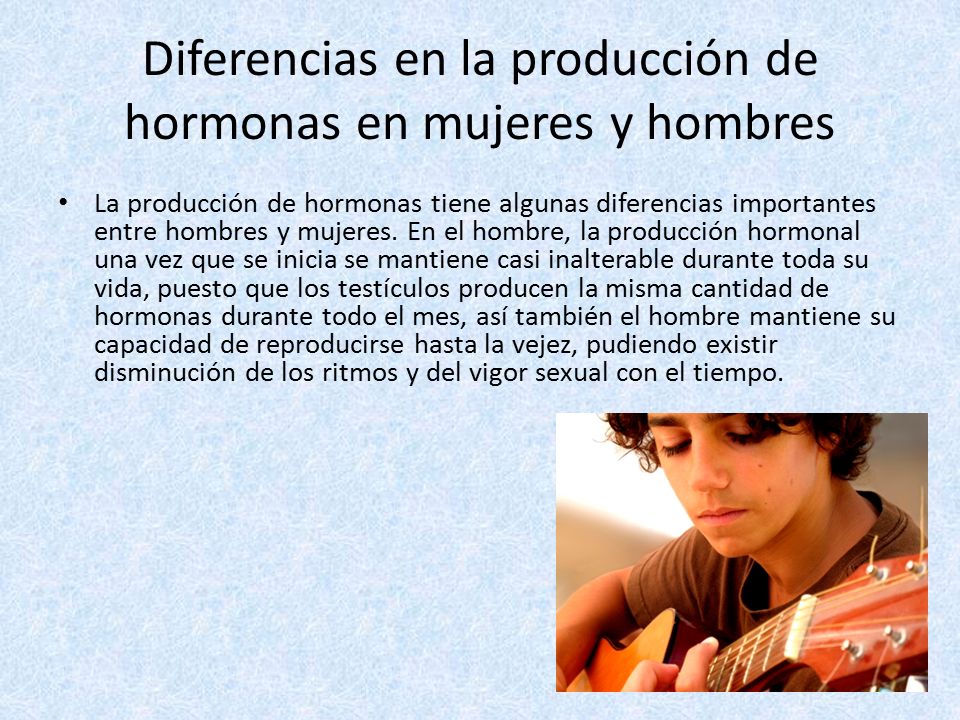 Diferencias en la producción de hormonas en mujeres y hombres