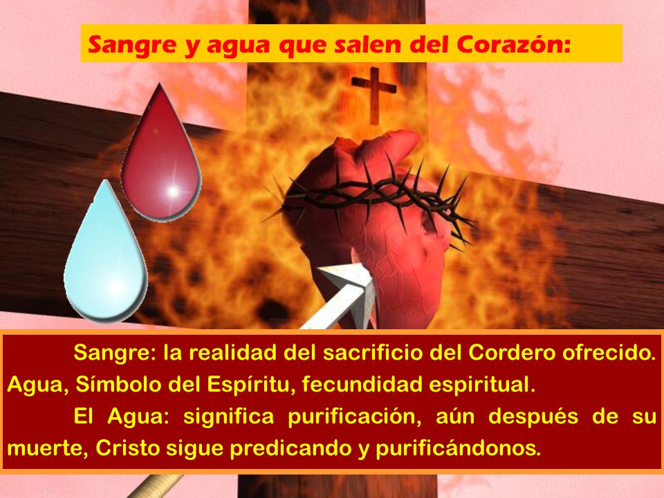 Sangre y agua que salen del Corazón: