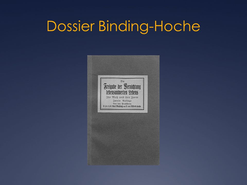 Dossier Binding-Hoche