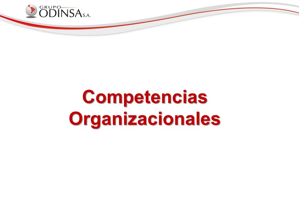 Competencias Organizacionales