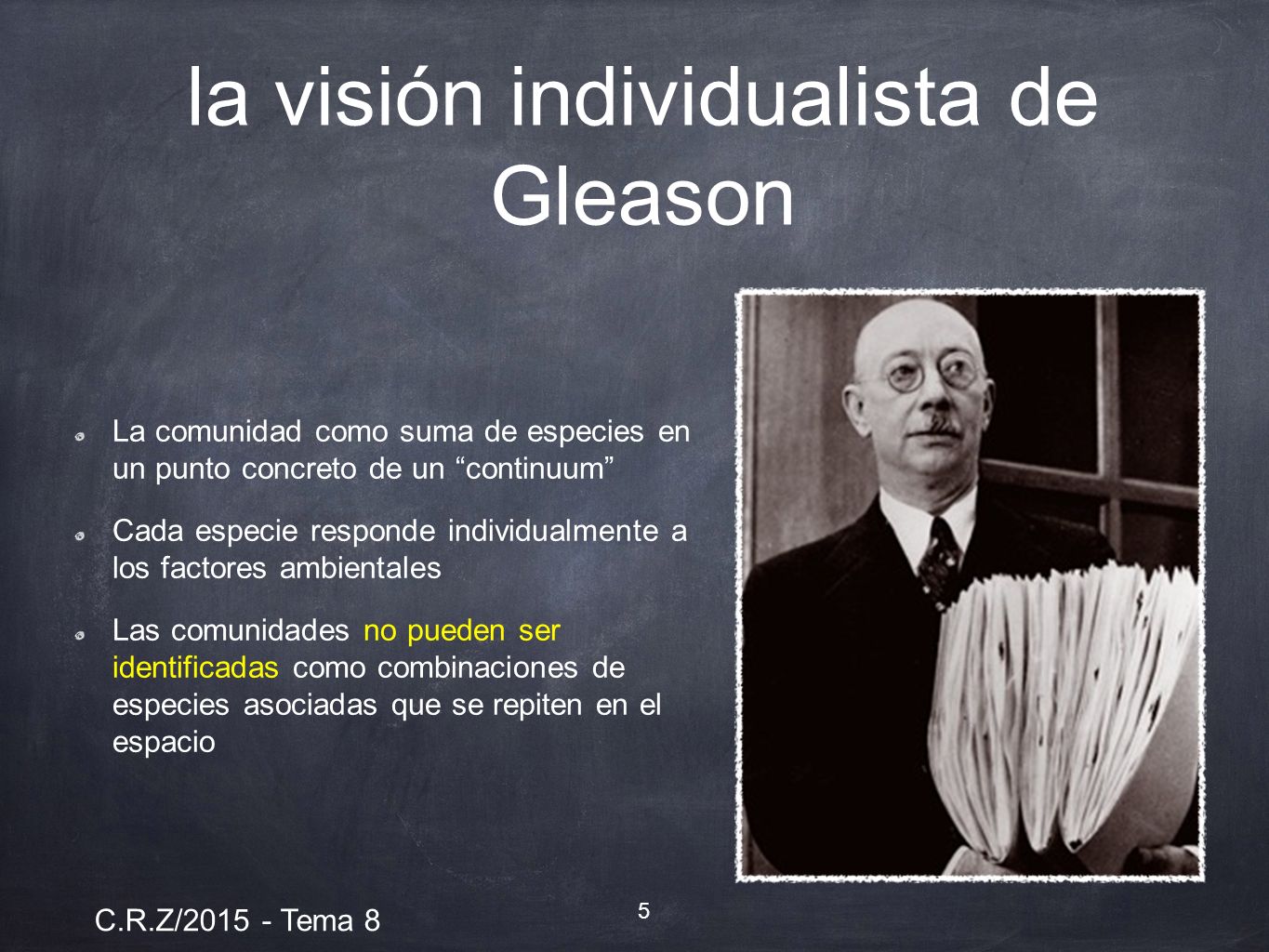 la visión individualista de Gleason