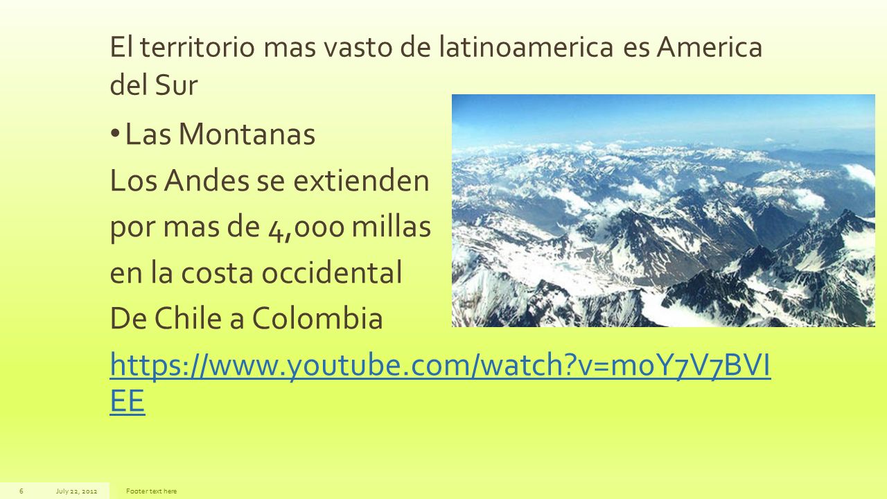 El territorio mas vasto de latinoamerica es America del Sur