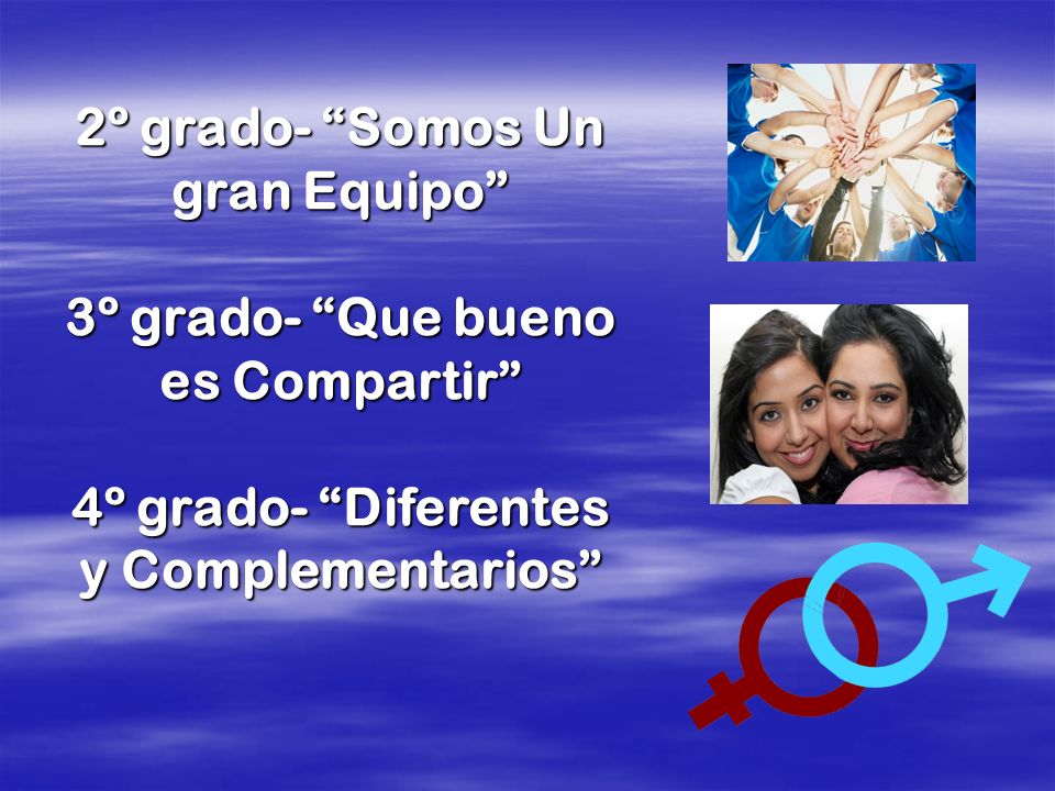 2º grado- Somos Un gran Equipo