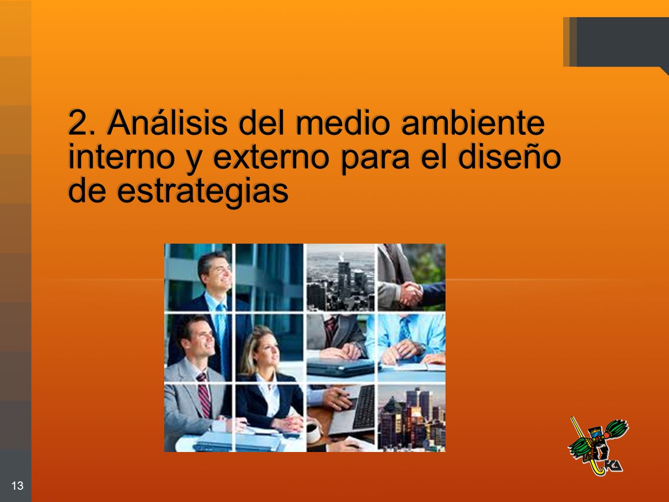 2. Análisis del medio ambiente interno y externo para el diseño de estrategias