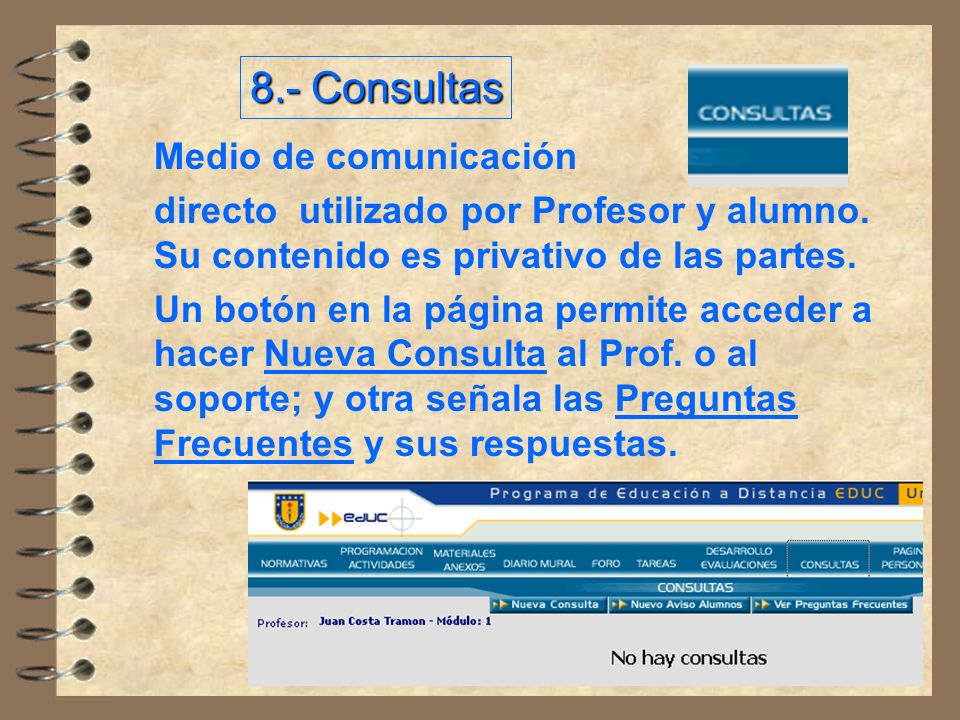 8.- Consultas Medio de comunicación