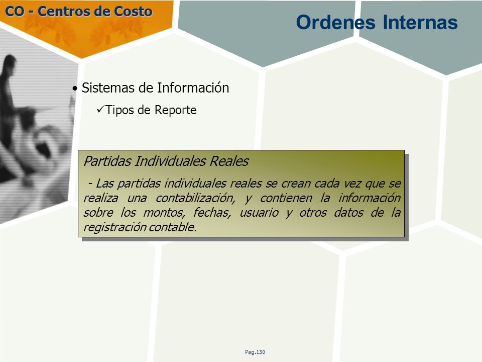 Ordenes Internas CO - Centros de Costo Sistemas de Información