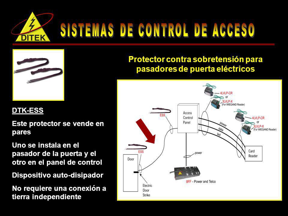 Protector contra sobretensión para pasadores de puerta eléctricos