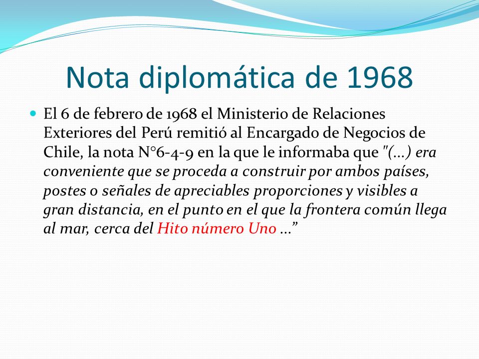 Nota diplomática de 1968