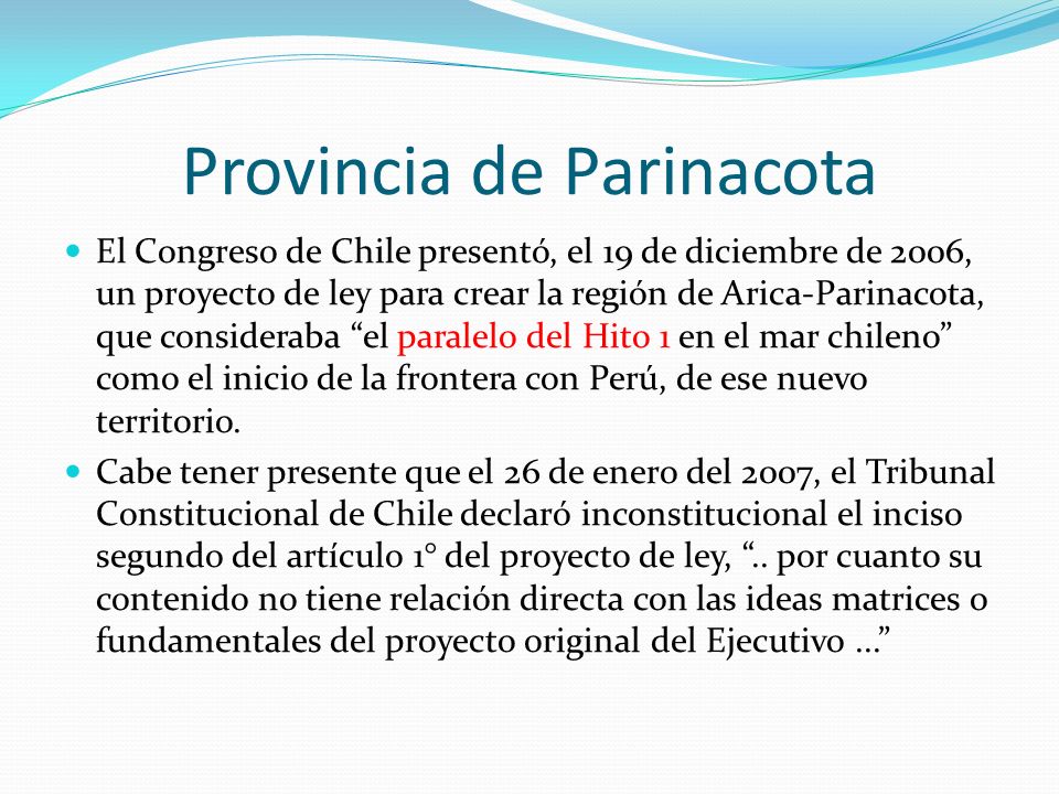 Provincia de Parinacota