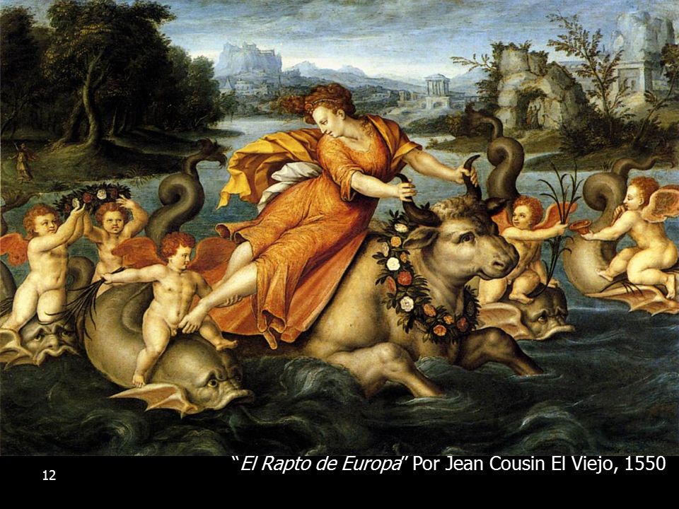 El Rapto de Europa Por Jean Cousin El Viejo, 1550