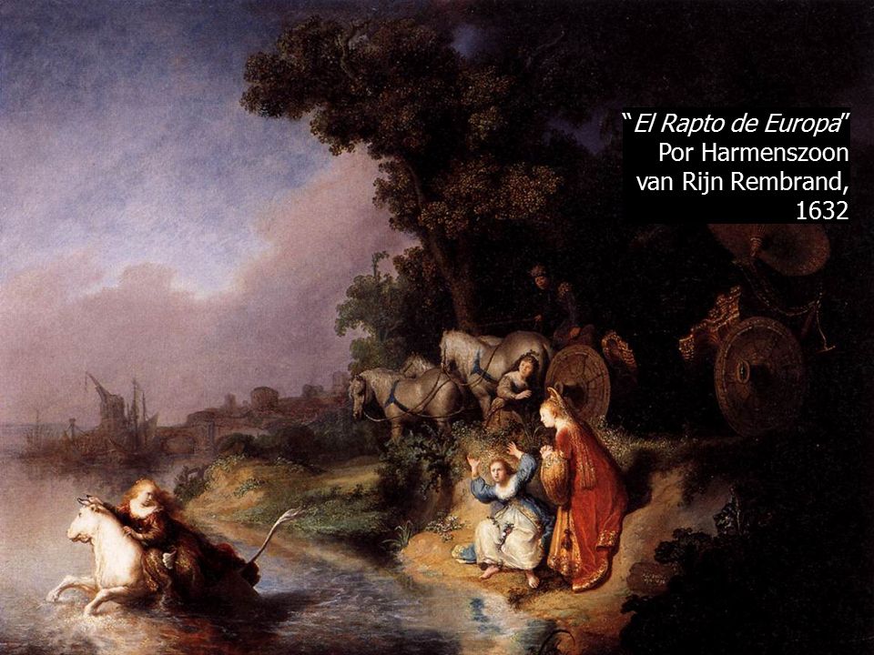 El Rapto de Europa Por Harmenszoon van Rijn Rembrand, 1632