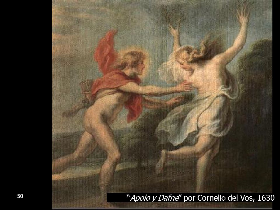 Apolo y Dafne por Cornelio del Vos, 1630