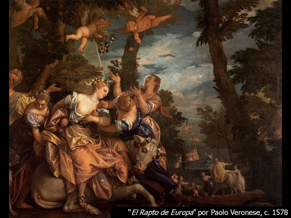 El Rapto de Europa por Paolo Veronese, c. 1578