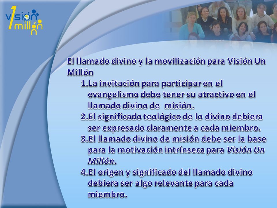 El llamado divino y la movilización para Visión Un Millón