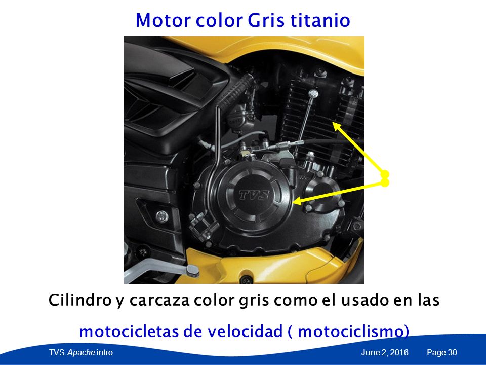 Motor color Gris titanio