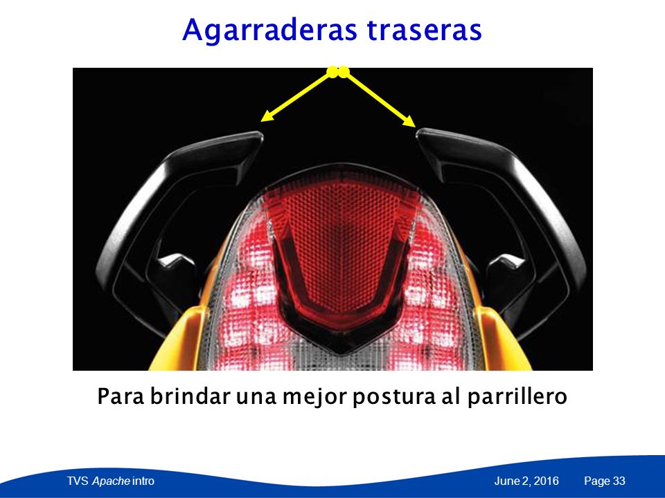 Para brindar una mejor postura al parrillero