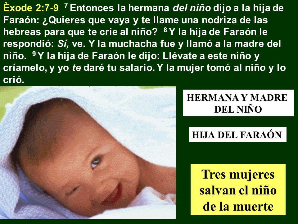 HERMANA Y MADRE DEL NIÑO Tres mujeres salvan el niño de la muerte